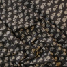 Indian anthracite flower fabric - Calissone
