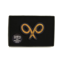 Scissors - embroidered pin - macon and lesquoy - Calissone