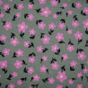 Floral sweatshirt - Almond and pink green - Calissone