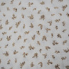 Double gaze de coton rameaux écru - Calissone