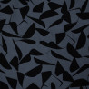 Viscose stretch géométrique - Bleu gris - Calissone