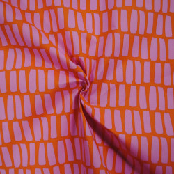 Coton pink coated on orange - Calissone
