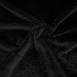 Plain Faux Fur - Black - Calissone
