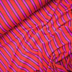 Jersey Jersey Coquelicot - Fluo and green pink - Calissone