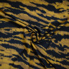Jersey maillot zebré camel / noir - Calissone