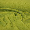 Broderie anglaise Color - Vert anis - Calissone