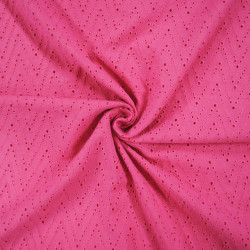 COLOR - FUCHSIA English embroidery - Calissone