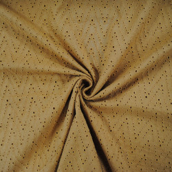 Broderie anglaise Color - Camel - Calissone