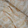 Broderie anglaise végétal pastel - vert - Calissone