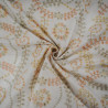 Broderie anglaise végétal pastel - vert - Calissone