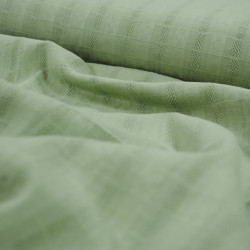Coton tissé Joly - Vert menthe - Calissone