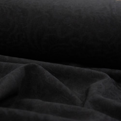 Jacquard coton tissé - Noir - Calissone