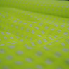 Coton seersucker vichy petits carreaux - Jaune fluo - Calissone