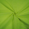 Coton seersucker vichy petits carreaux - Jaune fluo - Calissone