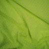 Coton seersucker vichy petits carreaux - Jaune fluo - Calissone