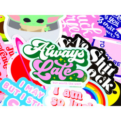 Sticker Always late - Always late - Calissone