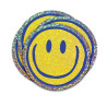 Smiley Glitter Sticker - Radiant Vibes and Positivity - Calissone