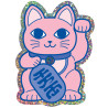 Maneki Neko Lucky Cat Glitter Sticker - Calissone