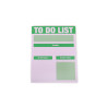 Bloc-notes To do list - Rose et vert - Calissone