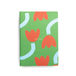 Tulip book - Green and red - Calissone