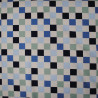 Poppy checkerboard cotton jersey - Calissone