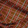 Poppy cotton popline - Caramel tiles - Calissone