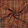 Poppy cotton popline - Caramel tiles - Calissone