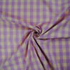 Cotton Vichy Tint - Lilas and Bubble - Calissone