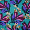 VISCOSE Stretch - Spring Garden Bleu -AT - Nerida Hansen - Calissone