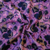 Viscose Floral Painting - Lilas - Calissone