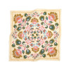 Cotton scarf / Bandana 55cm - Floral Indian Cream - Calissone