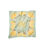 Cotton scarf 87cm - Sun flower - Calissone