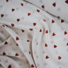 Viscose - Love Heart White - Calissone