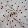 Viscose - Love Heart White - Calissone
