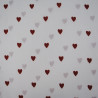 Viscose - Love Heart White - Calissone