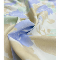 Viscose peonies - celestial - Calissone