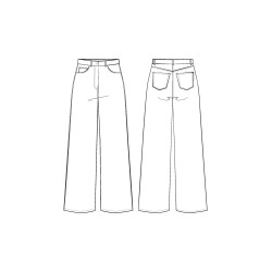 Patron Pantalon Ronsard - Calissone