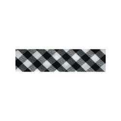 Bias folded 20mm - Vichy woven - Calissone