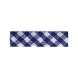 Bias folded 20mm - Vichy woven - Calissone