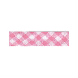 Bias folded 20mm - Vichy woven - Calissone
