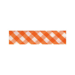 Bias folded 20mm - Vichy woven - Calissone