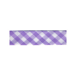 Bias folded 20mm - Vichy woven - Calissone