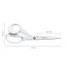 Rightary universal fiskars scissors 21 cm - Calissone