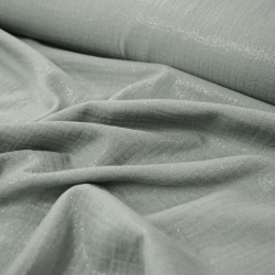Double cotton gauze - iridescent mint green - Calissone
