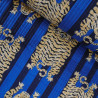 Double-sided quilted Block print - Blue tiger - Calissone