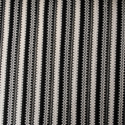Crochet rayures blanches et noires - Calissone
