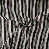 Crochet rayures blanches et noires - Calissone