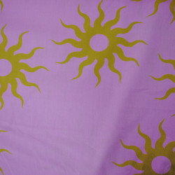 Cotton Popeline Sahara Sun - Rose & Ocher - Calissone