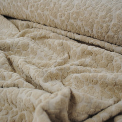 Leopard terry jersey - Sand - Calissone