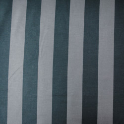 Striped cotton flannel - green - Calissone